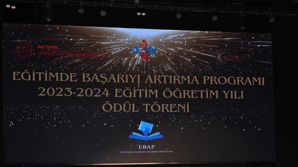 EBAP PROJESİ ÖDÜL TÖRENİ